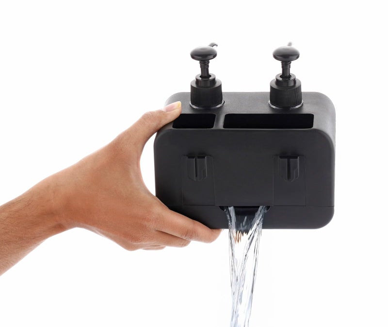 BENAVJI Outdoor Living Twin Designe Liquid Soap Dispenser, 300ml, Multipurpose Refillable Plastic Pump for Hand Wash, Dish Wash, Shampoo, Kitchen, Bathroom, and Household Use - Image 5