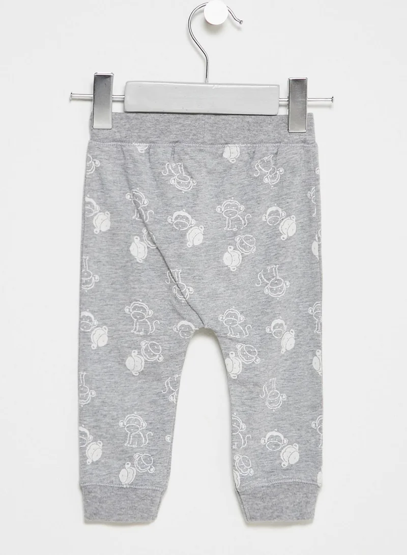 NAME IT Infant Feabe Printed Sweatpants