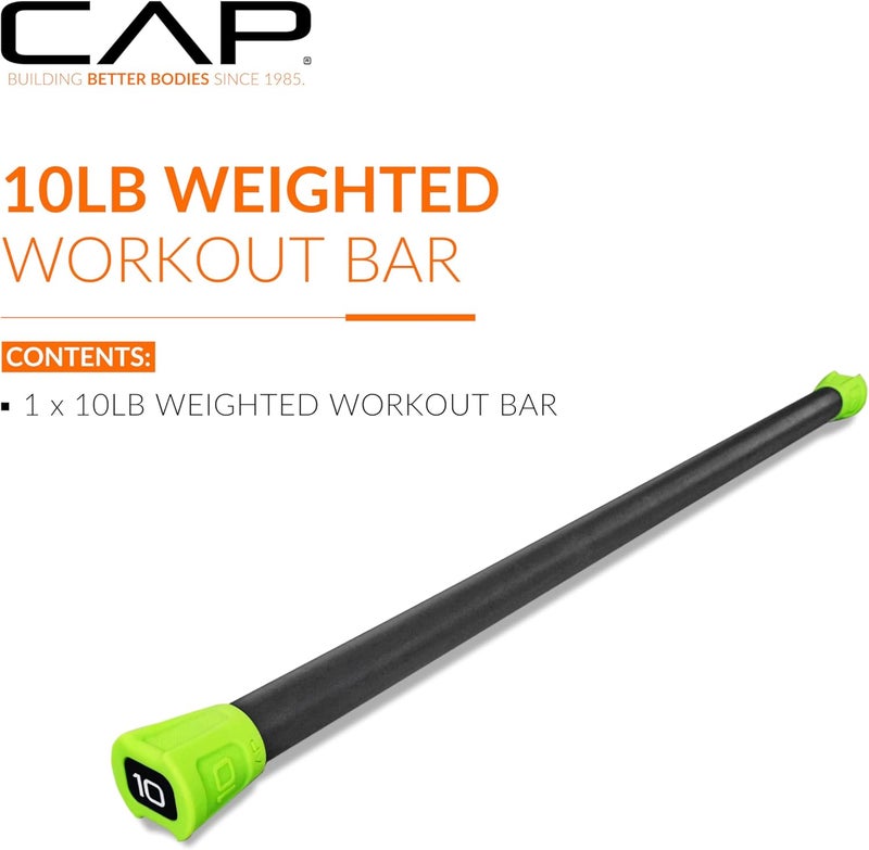 CAP Barbell Weighted Workout Bar | 5-20 lb | Multiple Options - Image 2