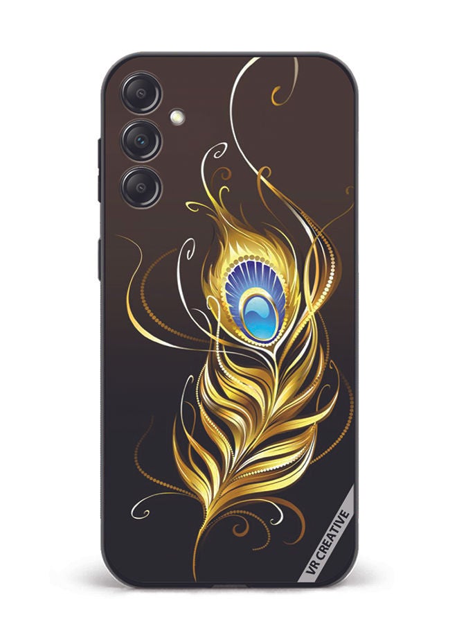 VR CREATIVE Protective Case Cover For Samsung Galaxy A34 Feather Design Multicolour - Image 1