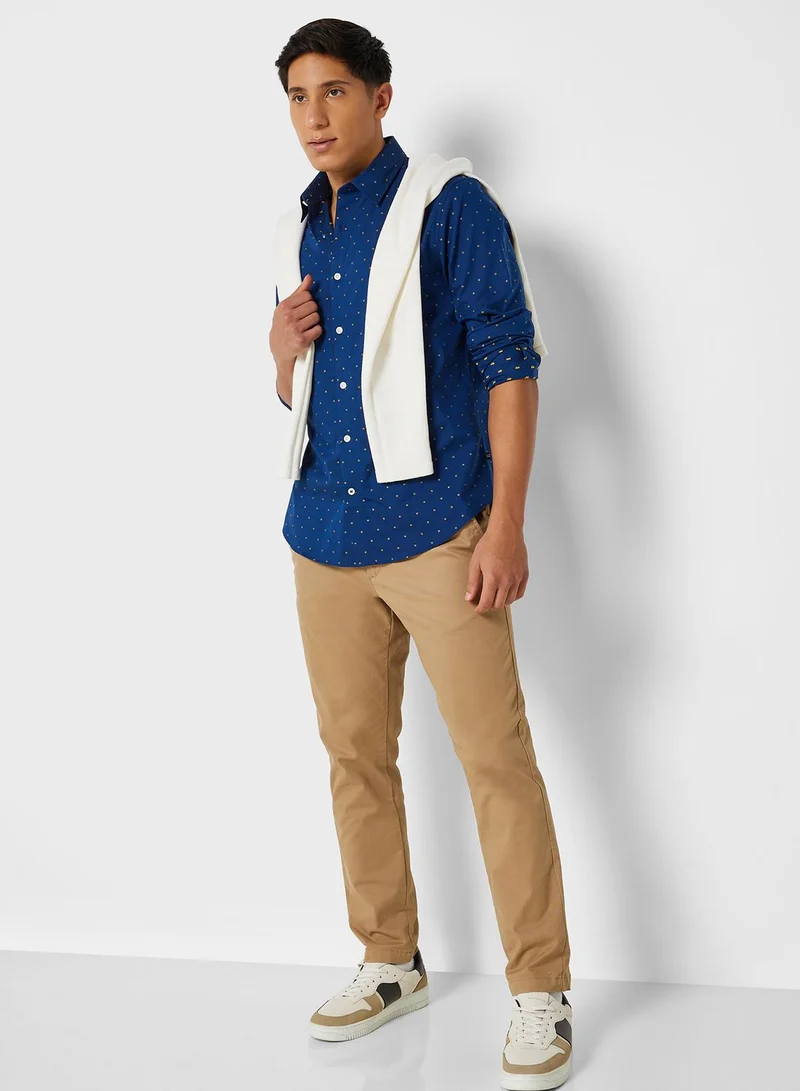 NAUTICA Casual Classic Fit Wrinkle Resistant Shirt