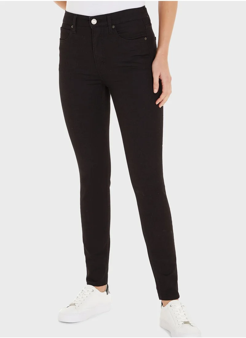 CALVIN KLEIN High Waist Skinny Jeans
