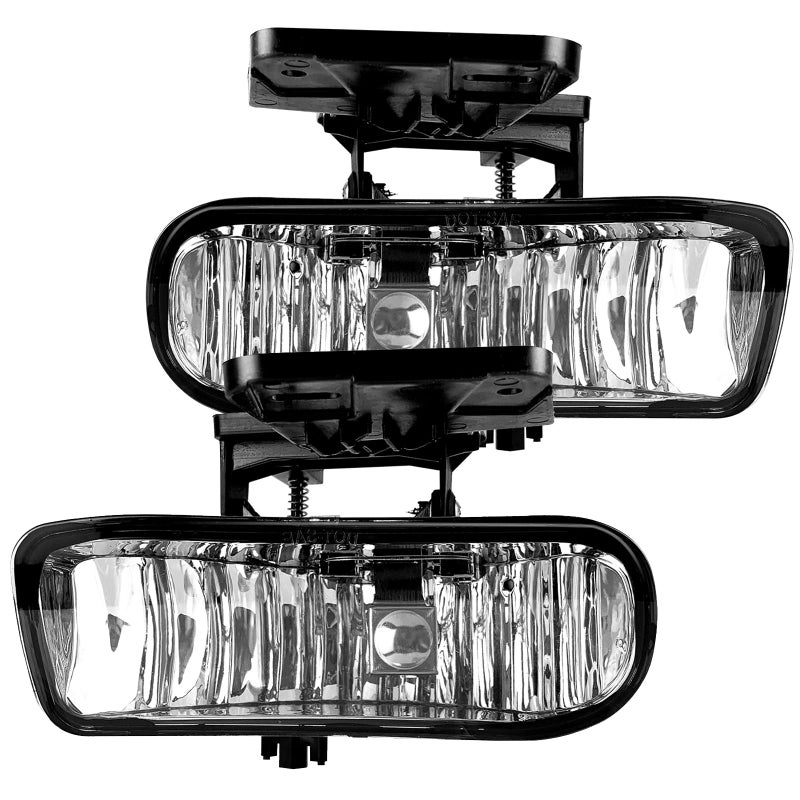 WILD BEAR Fog Lights Compatible With 19992002 GMC Sierra20002006 GMC Yukon Pickup Truck Front Bumper Lights Clear Lens wHalogen Bulbs 1 Pair of Fog Lamps