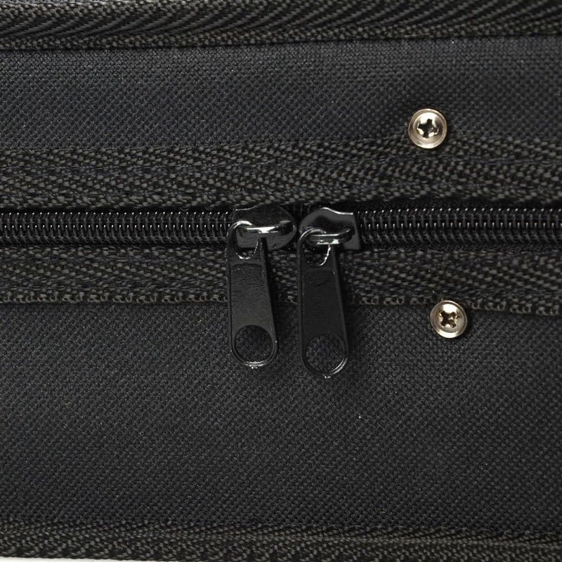 COOBL 4/4 Full Size Violin Hard Case,Professional Triangular Lightweight Suspension Carry Violin bag (Black) - Image 2