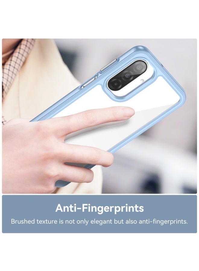 URBBKING Non Yellowing Drop Protection Thin Flexible Silicone TPU Shockproof Protective Slim Fit Phone Cover For Samsung Galaxy A17 Blue - Image 5