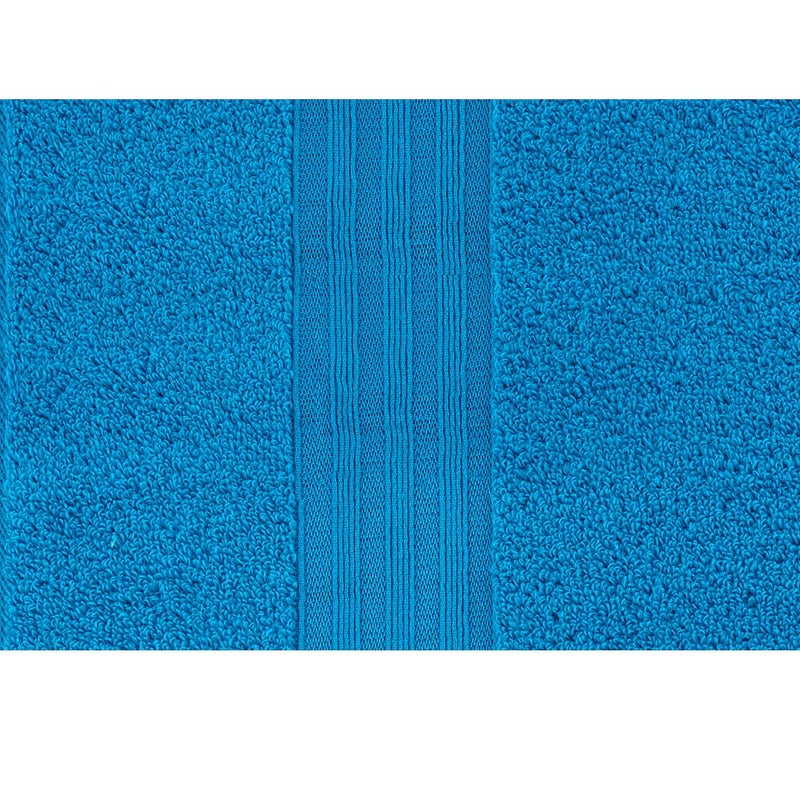 CASA COPENHAGEN Casa Copenhagen Egyptian Cotton Zero Twist 2 Pcs Hand Towel 40 X 60 cm Colour Teal Blue  - Image 3