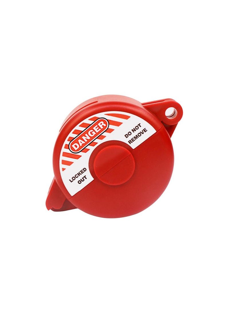 GGOOT Gate Valve Lockout Device Rotating Plastic Outdoor Water Hose Protector Valve Handles Red Secure for Water Spigot Faucet Knob Oil tural Gas Propane Tank Lock Outdoor  - Image 1