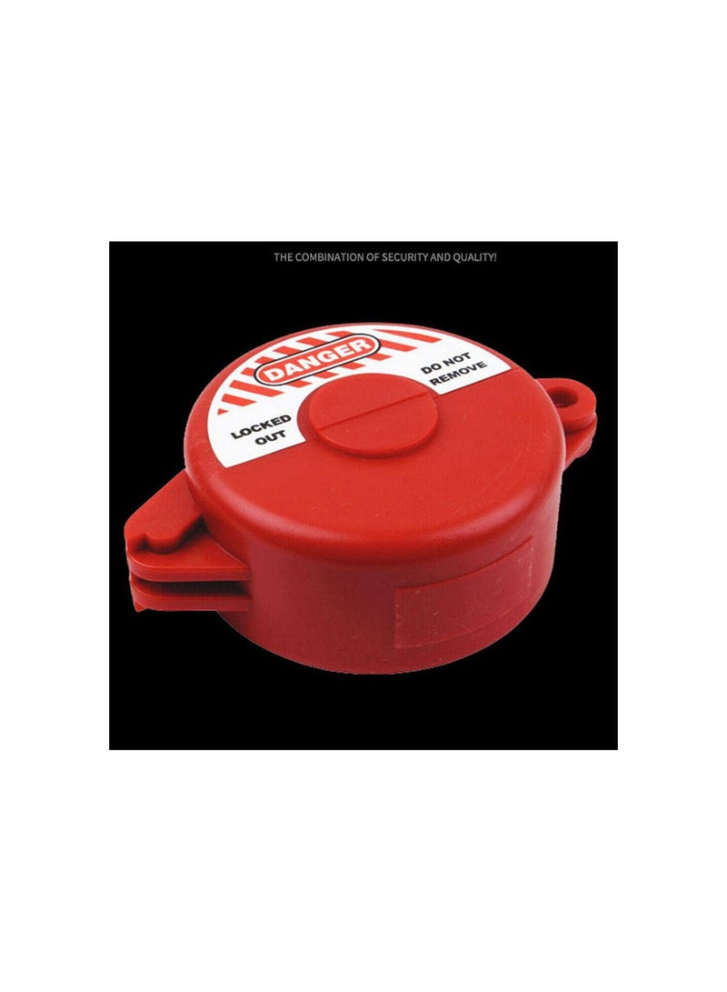 GGOOT Gate Valve Lockout Device Rotating Plastic Outdoor Water Hose Protector Valve Handles Red Secure for Water Spigot Faucet Knob Oil tural Gas Propane Tank Lock Outdoor  - Image 5