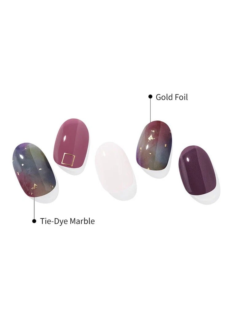 Ohora Gel Nail Strips Pro-Finish Gel Tie-Dye 30units - Image 3