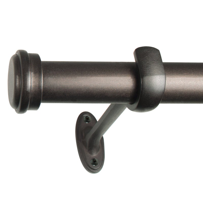 Decopolitan 27941-36CO End Cap Single Rod, 36 to 72-Inch, Toasted Copper - Image 1