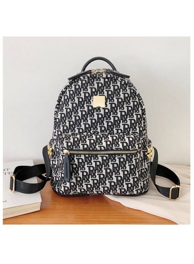 Rup Art Backpack for Women Travel Backpack Purse Black School Bag for Girls  - Image 2
