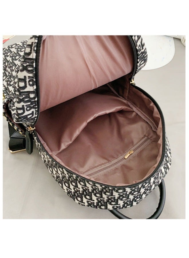 Rup Art Backpack for Women Travel Backpack Purse Black School Bag for Girls  - Image 3