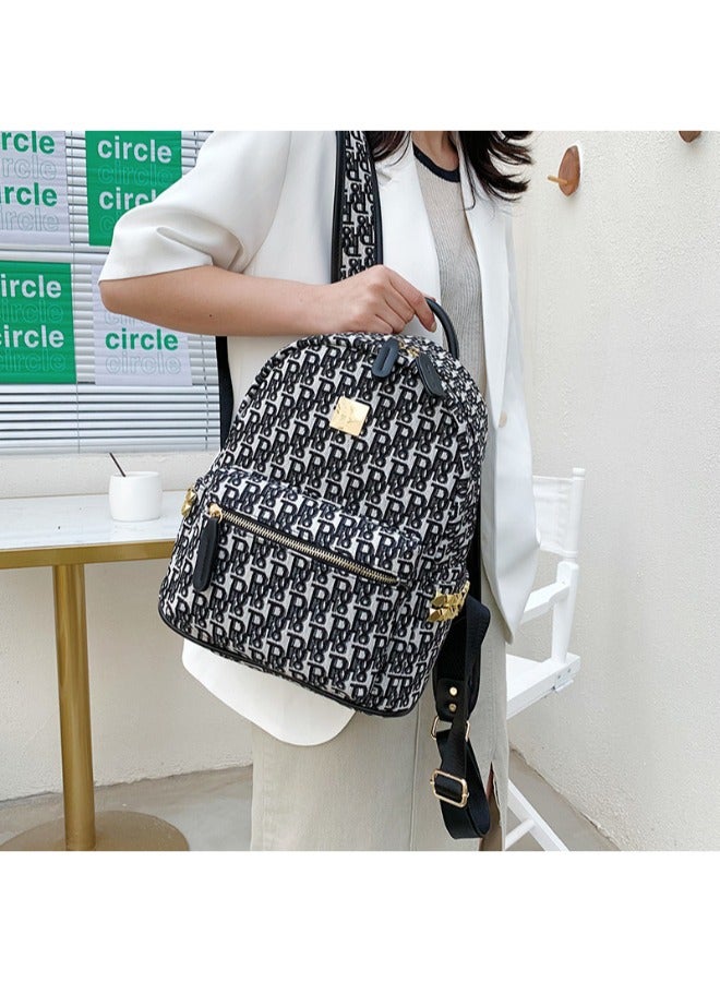 Rup Art Backpack for Women Travel Backpack Purse Black School Bag for Girls  - Image 5