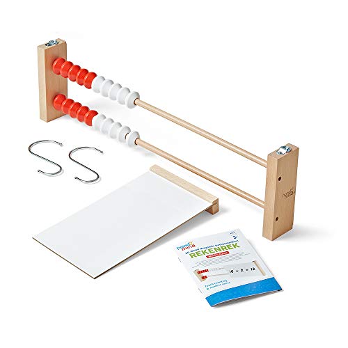 hand2mind-93440 20-Bead Giant Magentic Rekenrek Colored Abacus, for Kids, Wooden Counting Math Manipulatives, Learn Counting and Numbers (Set of 1) - Image 4