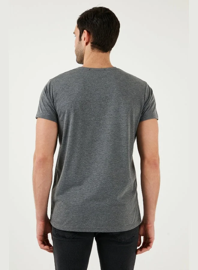 Buratti  Buratti Cotton Slim Fit Crew Neck T Shirt Men's T SHIRT 541WIND for Men | Best Price UAE