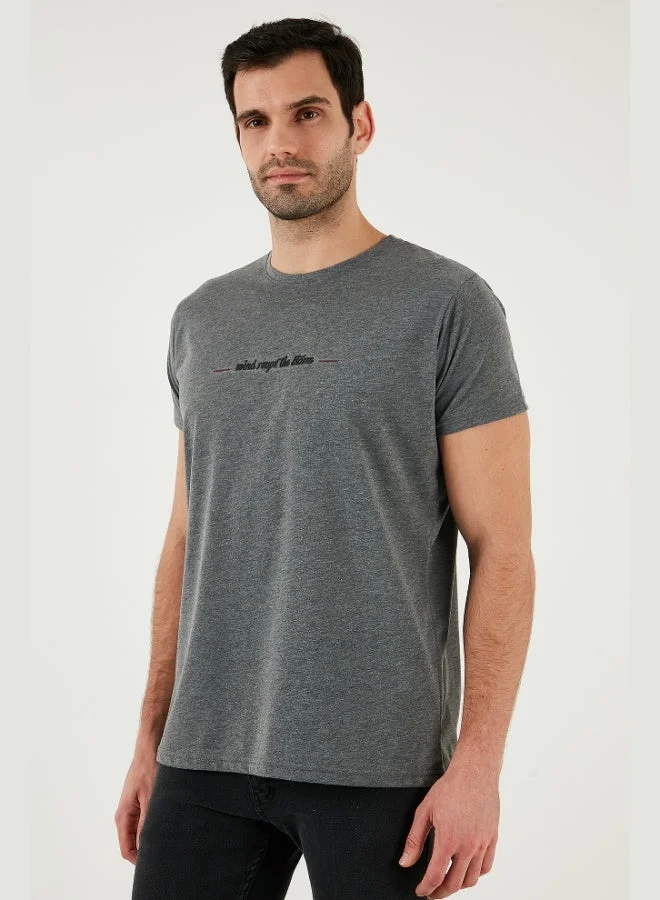 Buratti Cotton Slim Fit Crew Neck T Shirt Men's T SHIRT 541WIND