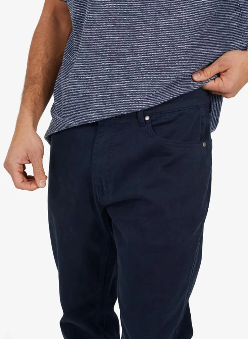 Brave Soul  MENS COTTON TWILL CHINO FIXED BUTTON WAIST WITH ZIP FLY. PU BRANDED BACK PATCH for Men | Best Price UAE