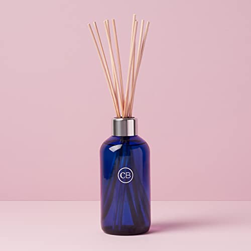 Capri Blue Blue Jean Reed Diffuser Set - Includes Reed Diffuser Sticks, Fragrance Oil, and Glass Bottle - Luxury Scented Room Fresheners - Cobalt Blue (8 fl oz) - Image 2