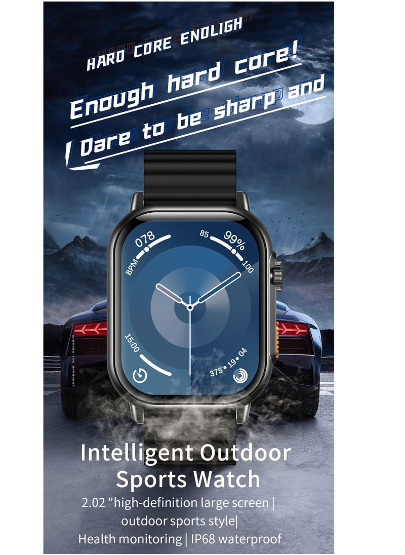 7 in 1 WS 85 ULTRA2 Smart watch set with, 7pair Straps, waterproof, Long battery life Health smart watch Gold - Image 2