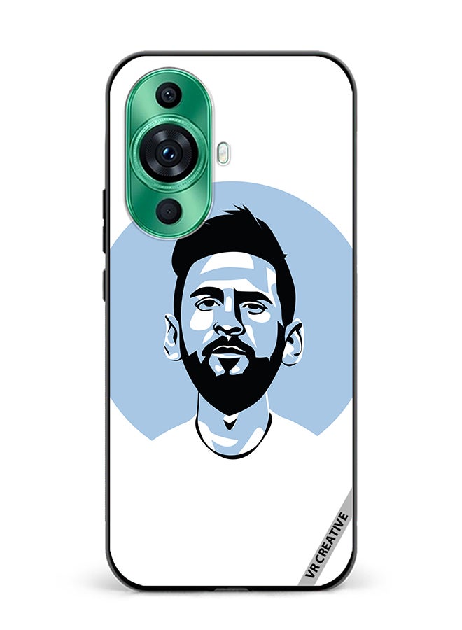 VR CREATIVE Protective Case Cover For Huawei nova 11 Pro Lionel Messi Vector Design Multicolour - Image 1