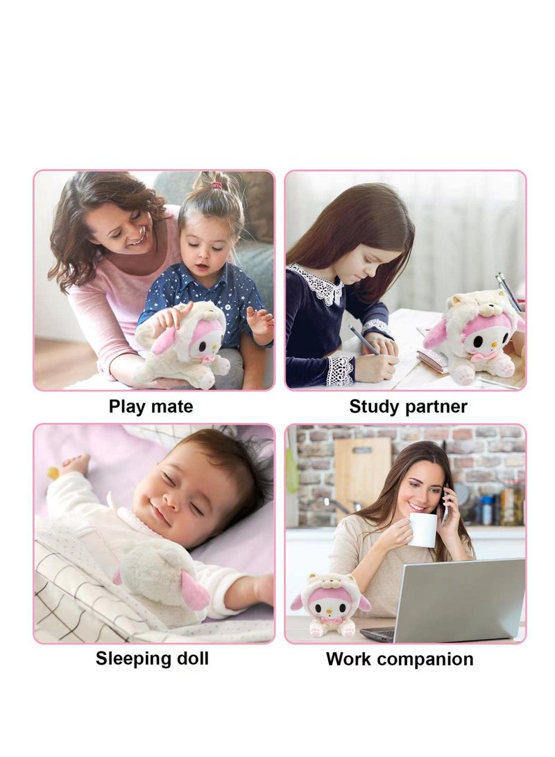 Excefore 10" My Melo Plush Toy, Kawaii Soft Melo Cinnamon Anime Plush Super Cute Dog Stuffed Animal Pillow Doll Perfect Cartoon Theme Party Favor for Girls Boys Children Fans Birthday - Image 2