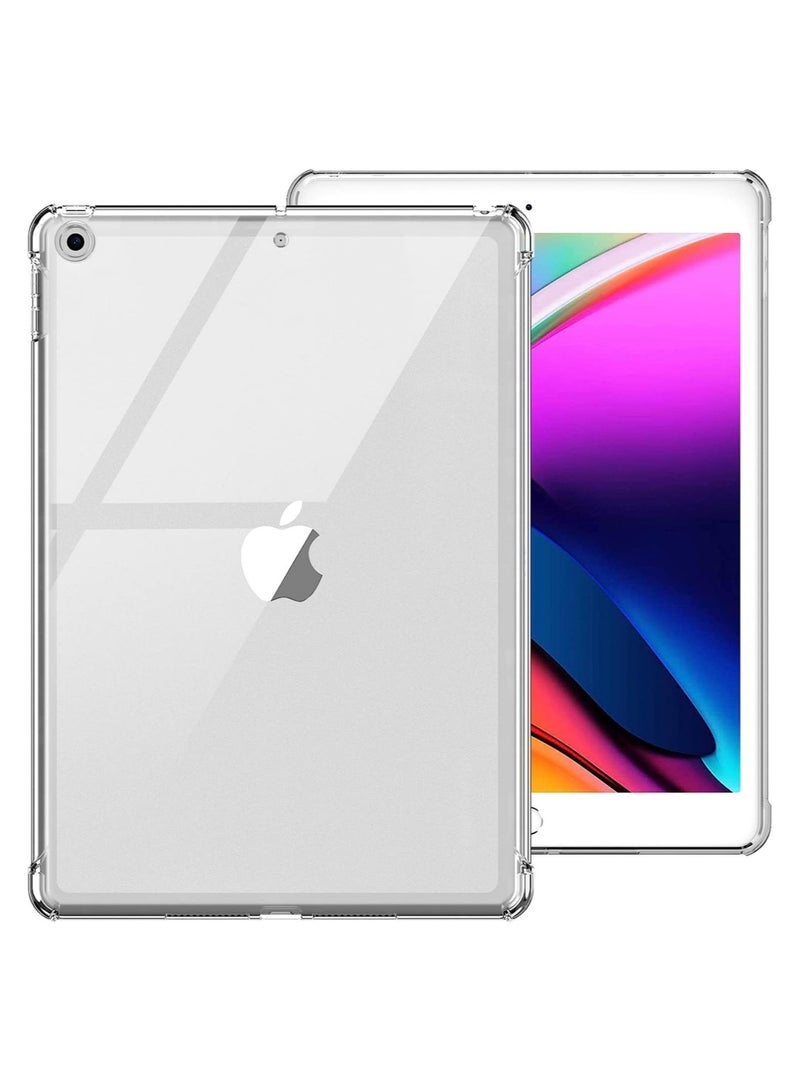ELTRAZONE Case for iPad 9th/8th/7th Generation iPad 10.2 Case 2021&2020&2019, Transparent Clear Shockproof TPU Protective Case - Image 1