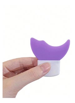 KHAJUL Eye Makeup Shield, Multi-use Beauty Tool for Beginners, Can Be Used for Drawing Eyelashes, Eyeliner, Shadows, Preventing Smudges (Purple)  - Image 1