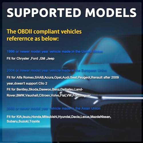 AMHTDOL OBD2 Adapter USB ELM327 Scanner with FT232RL 18F25K80 V1.4 Original Chip,Fit for Ducati Motorcycle OBDII Diagnostic Scan Tool for Ford Mazda Toyota Fiat,Work with Windows 7/8/10/XP System - Image 5