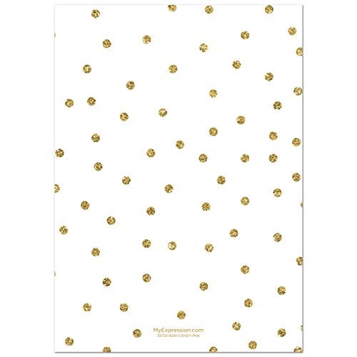 MyExpression.com Sweet Pregnancy Candy Match Baby Shower Game - 24 Count - (Faux Gold Glitter on Pink) - Image 2