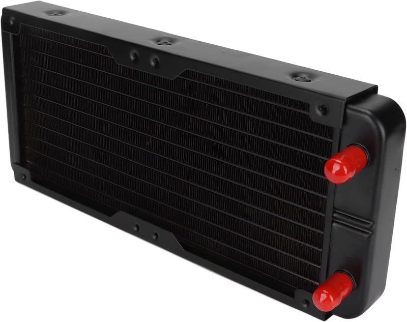Acouto Aluminum Heat Exchanger with 10 Pipes for Efficient Cooling, Easy Install for CPU, Industrial Drives & VGA Systems - Image 3