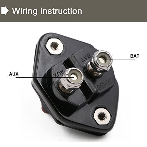 T Tocas 30 Amp Panel Mount Circuit Breaker with Manual Reset Button Switchable for Car Truck RV ATV Marine Trolling Motors Boat Audio System 32V - Image 3