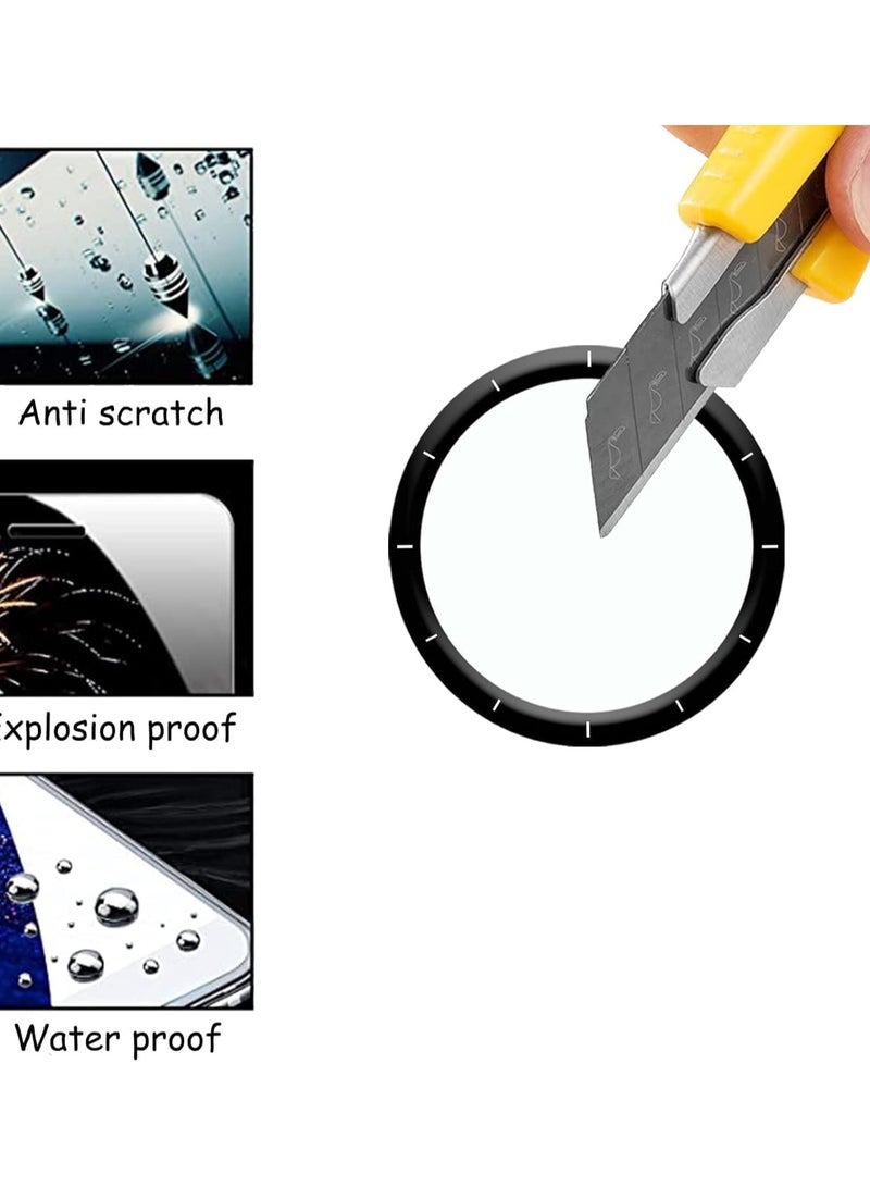 ELMO3EZZ Screen Protector Compatible with Amazfit GTR 3 Pro 46mm Watch, 3D Soft Curved Edge Protection Film [Anti-Scratch] [Bubble Free] [Extremely Shatter-Resistant] [Highly Sensitive] (Not Glass) - Image 4