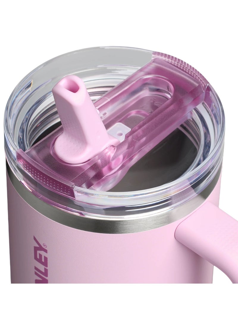 Stanley Quencher ProTour Flip Straw Tumbler with Leakproof Lid 40 oz| Built-In Straw & Handle | Cupholder Compatible for Travel | Insulated Stainless Steel Cup | BPA-Free - Image 3