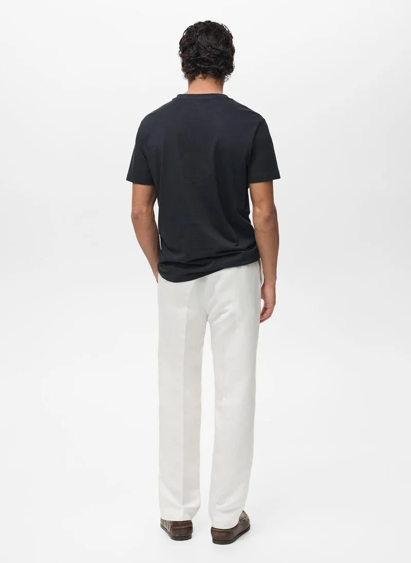 Mango Man V-neck T-shirt