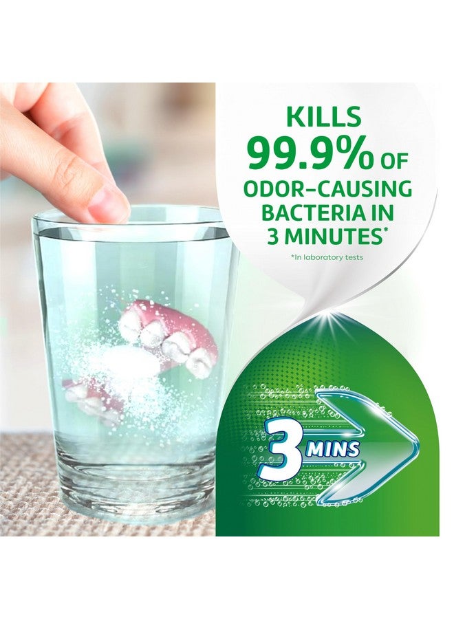 Polident 3 Minute Denture Cleanser Tablets - Cleans Removable Oral Appliances, Clear Retainers, and Mouth Guards - 84 Count (Pack of 3) - Image 2