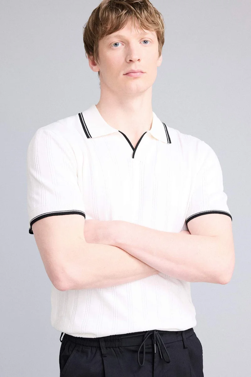 ديفاكتو Short Sleeve Polo T-Shirt