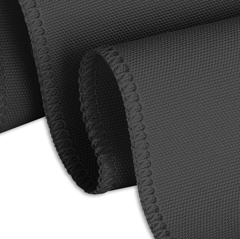 LTC LINENS Table Skirt for 8 ft Rectangular Table-21 ft Black Table Skirting Polyester Cloth-Wrinkle Resistant Pleated Banquet Tablecloth for Wedding - Image 2