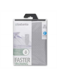 brabantia Size C (49 x 18 inches) Replacement Ironing Board Cover with Durable Foam Layer (Metallized) Easy-Fit, 100% Cotton  - Image 1