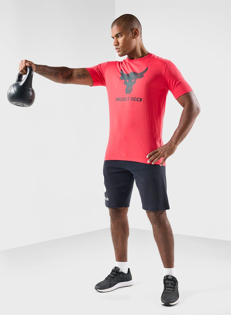 UNDER ARMOUR Men's Project Rock Payoff Graphic Short Sleeve T-shirt - Image 4