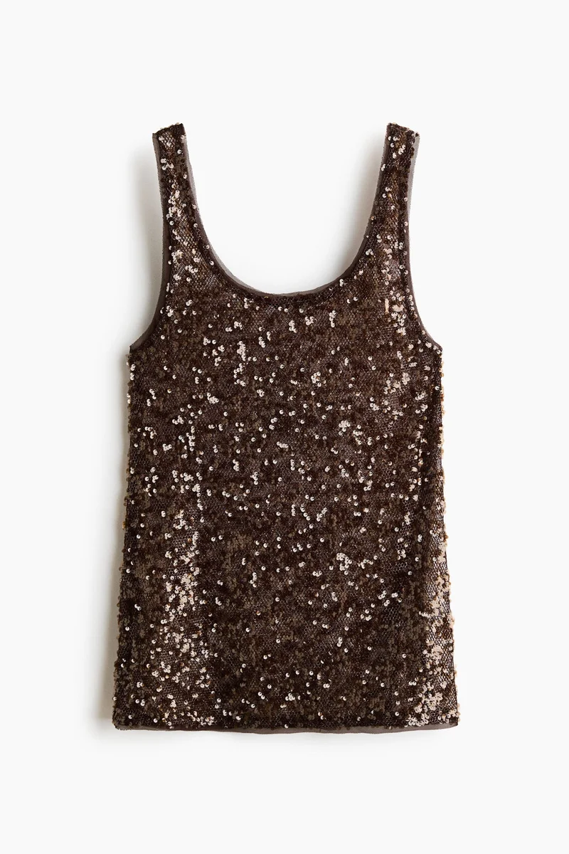 H&M Sequined beach dress