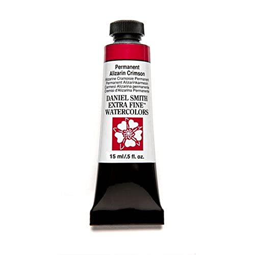 DANIEL SMITH 284600185 Extra Fine Watercolor Paint Tube, 15ml, Permanent Alizarin Crimson, 0.5 Fl Oz (Pack of 1) - Image 4