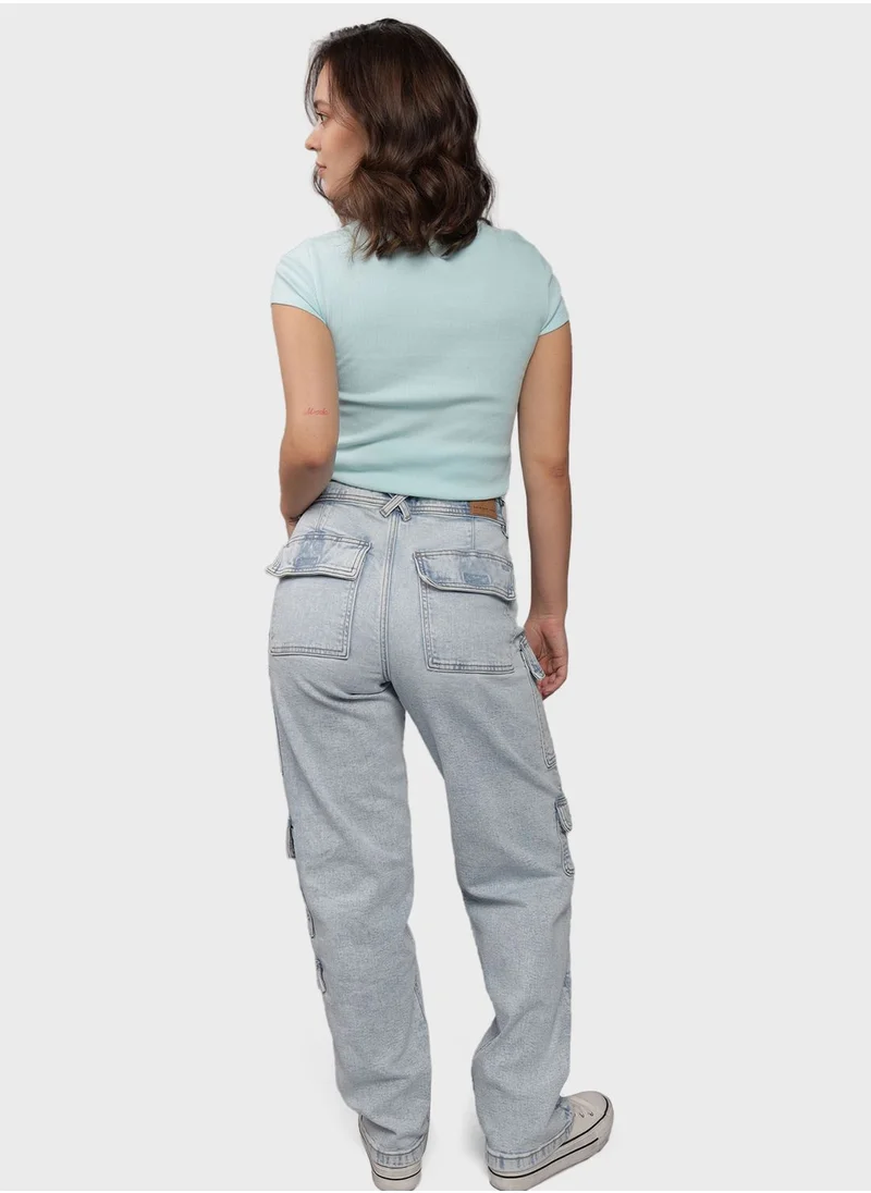 امريكان ايجل High Waist Cargo Pants