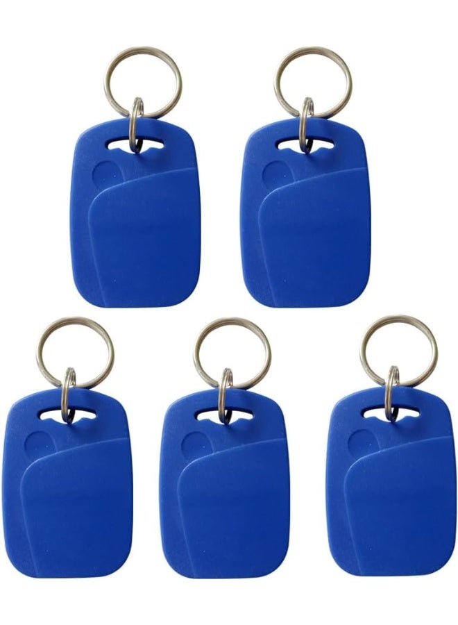 Rubik FM1208 Anti-Copy CPU10 (7KCPU+1KM1) Smart RFID IC Keychain Tag– Dual Chip, Writeable (UID Non-Writable) 5 Keychains  - Image 1