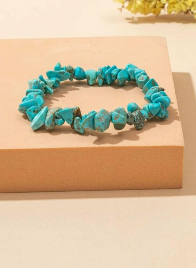 RA accessories Women's New Design Bracelet Of Turquoise Break Stone - Image 1