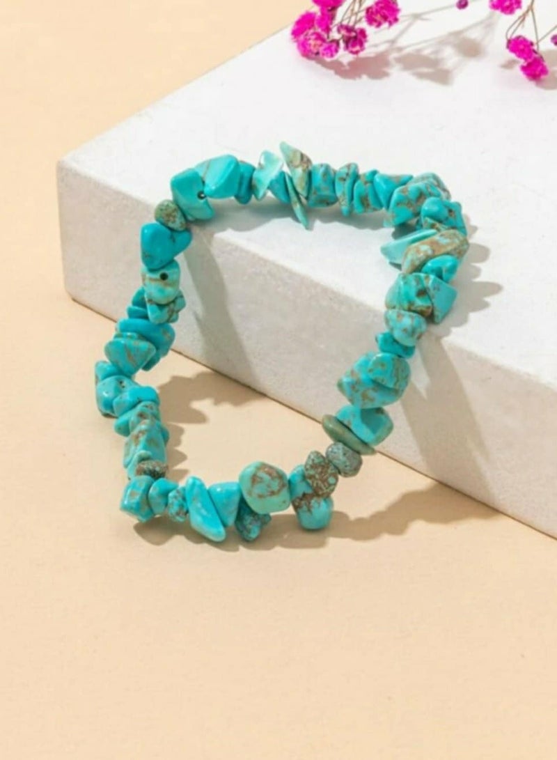 RA accessories Women's New Design Bracelet Of Turquoise Break Stone - Image 2