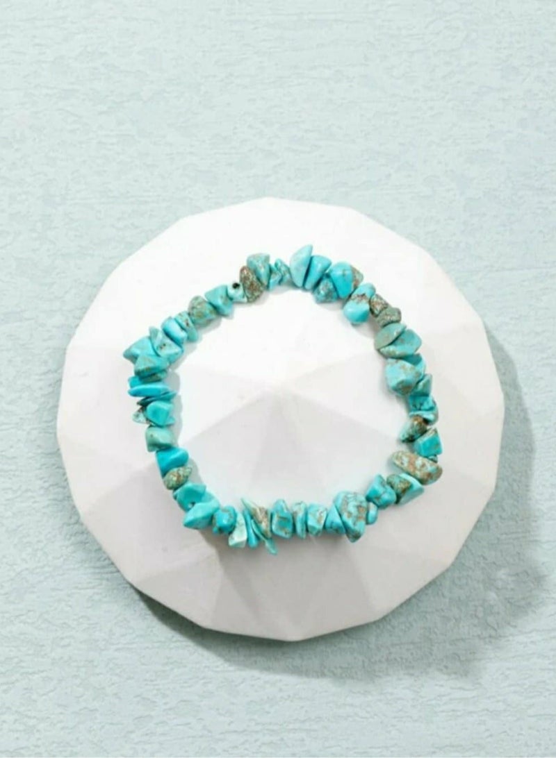 RA accessories Women's New Design Bracelet Of Turquoise Break Stone - Image 3