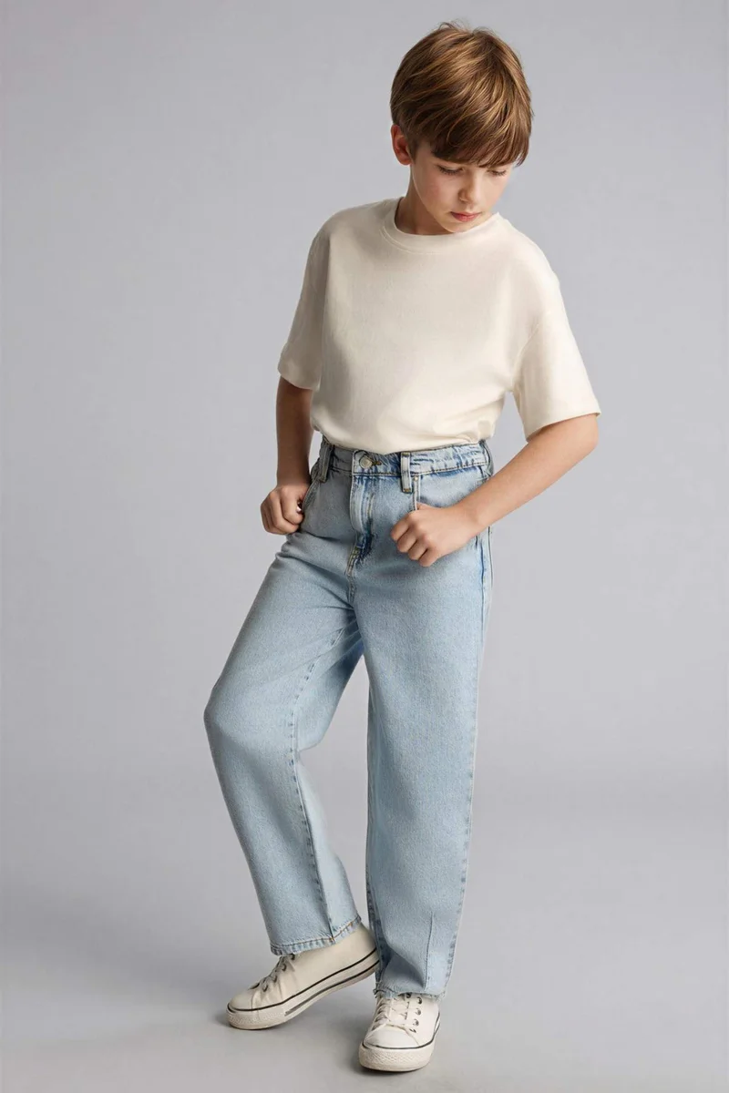 DeFacto Boy Balloon Fit Cotton Trousers