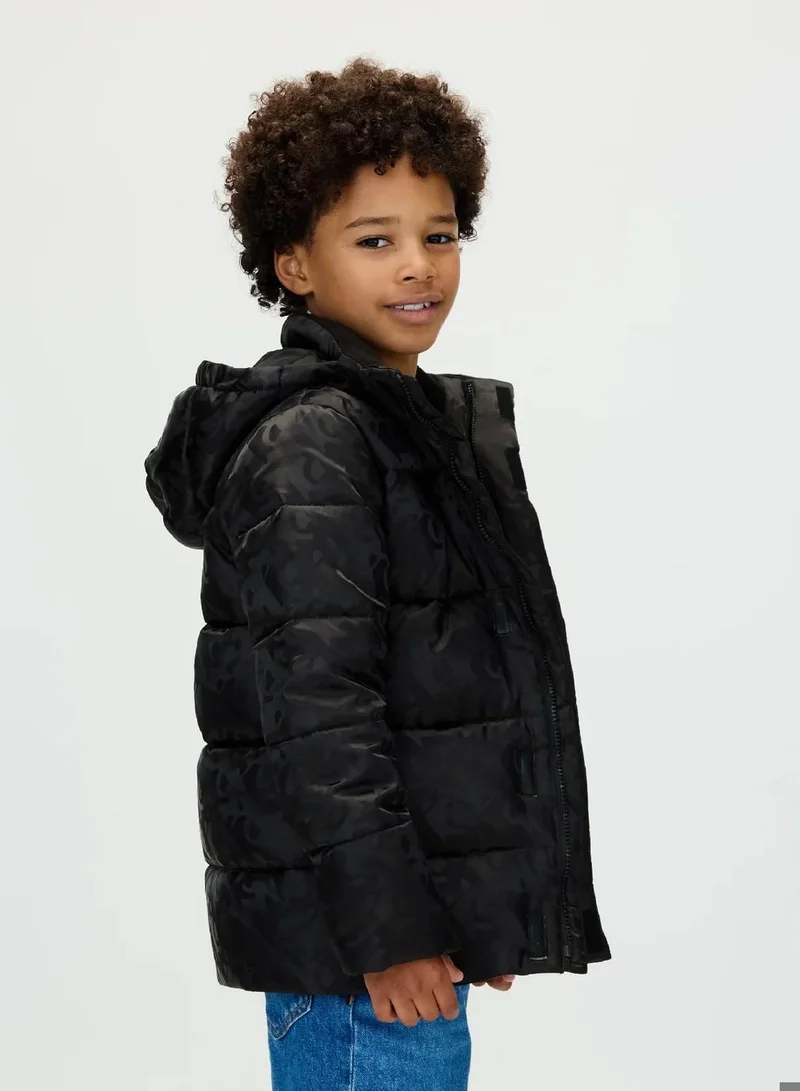 Logo Puffer Jacket