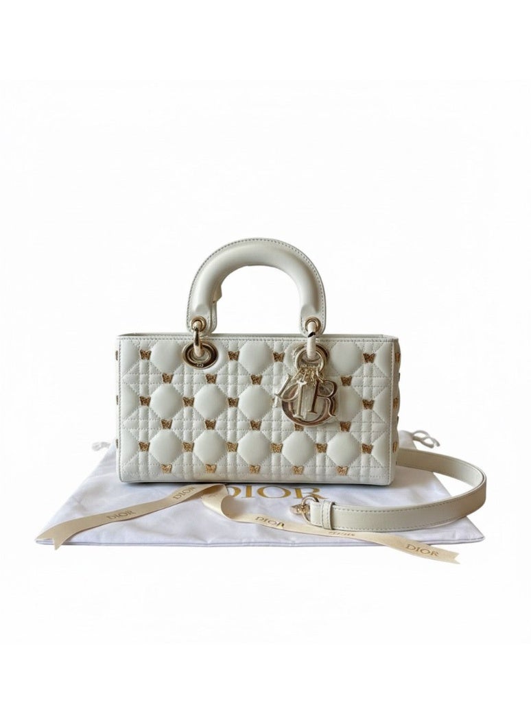 ديور حقيبة كروس ديور نسائية بيضاء - Image 1