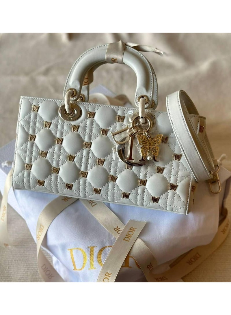 ديور حقيبة كروس ديور نسائية بيضاء - Image 3